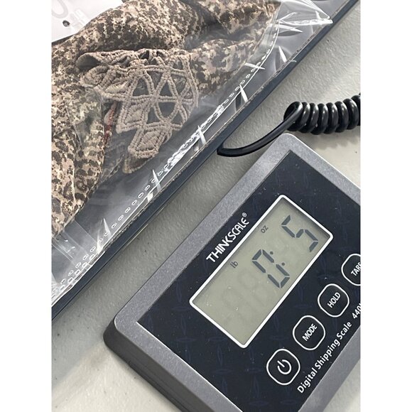 By Together Wrap Top Size Small Snake Crochet Long Sleeve Biege Tan Neutral NEW - Picture 8 of 8